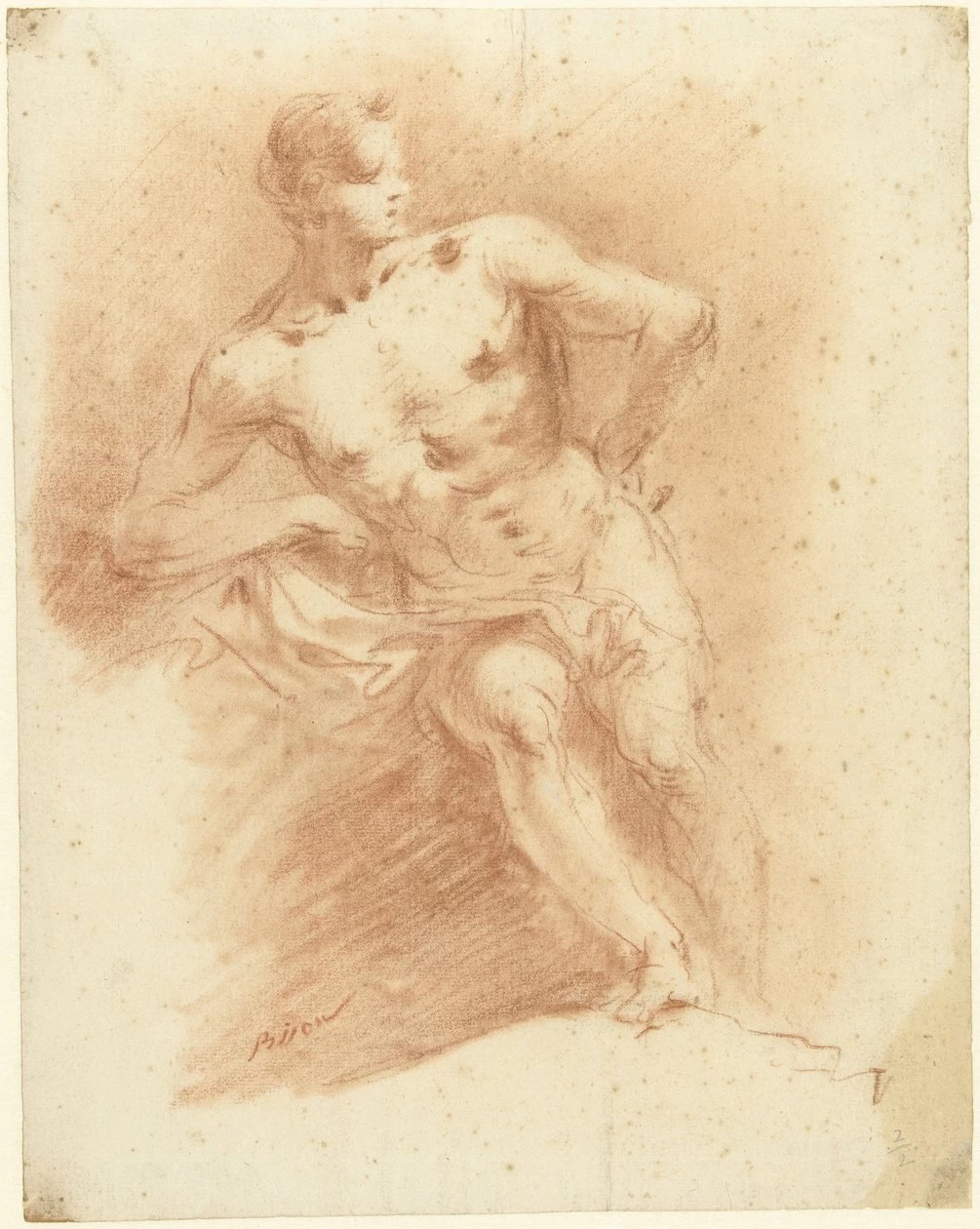 Nudo maschile seduto - Rijks Museum, Amsterdam